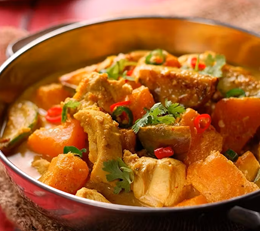 Kokosowe curry z kurczaka 